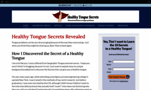 Healthytonguesecrets.com thumbnail