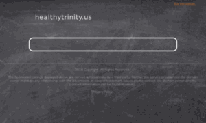 Healthytrinity.us thumbnail