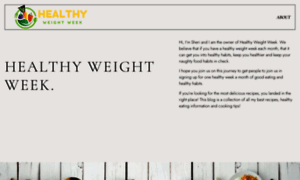 Healthyweightweek.com.au thumbnail