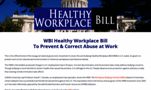 Healthyworkplacebill.org thumbnail