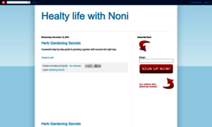 Healtylifewithnoni.blogspot.com.au thumbnail