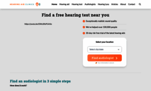 Hearingaidclinics.com thumbnail