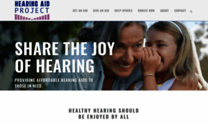 Hearingaiddonations.org thumbnail