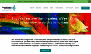 Hearinghealthfoundation.org thumbnail