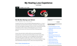Hearinglosspages.wordpress.com thumbnail