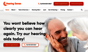 Hearingsense.com.au thumbnail