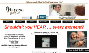 Hearingwesttexas.com thumbnail