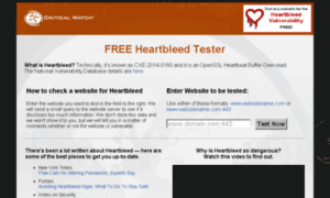 Heartbleed.criticalwatch.com thumbnail