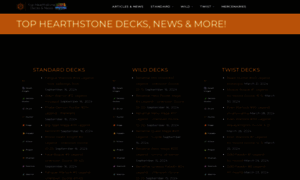 Hearthstone-decks.net thumbnail
