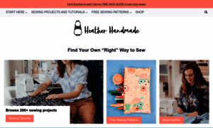 Heatherhandmade.com thumbnail