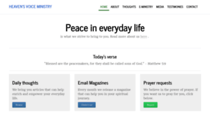 Heavensvoiceministry.com thumbnail
