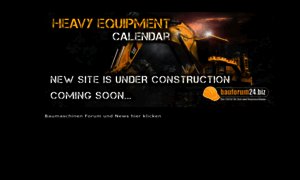 Heavy-equipment-calendar.com thumbnail