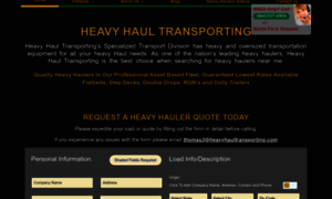 Heavyhaultransporting.com thumbnail