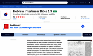 Hebrew-interlinear-bible.software.informer.com thumbnail
