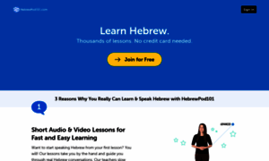 Hebrewpod101.com thumbnail