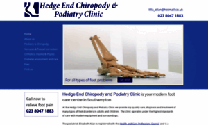 Hedgeendchiropody.co.uk thumbnail