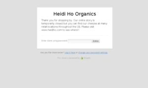 Heidi-ho-organics.myshopify.com thumbnail