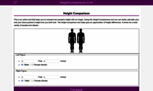 Heightcomparisons.com thumbnail