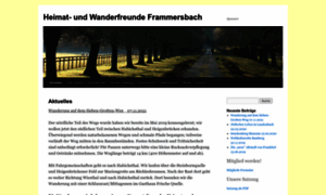 Heimat-und-wanderfreunde-frammersbach.de thumbnail