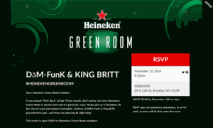 Heinekengreenroom-nyc-dam-funk-kingbritt.splashthat.com thumbnail