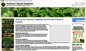 Heirloomseedsdb.com thumbnail