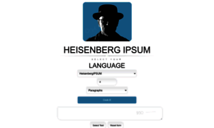 Heisenbergipsum.com thumbnail