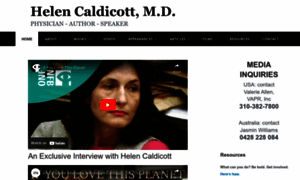 Helencaldicott.com thumbnail