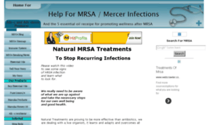 Help-for-mrsa-mercer-infections.com thumbnail
