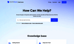Help-team.textrapp.com thumbnail