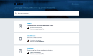 Help.arcadina.com thumbnail