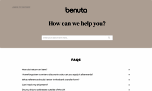 Help.benuta.co.uk thumbnail