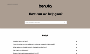 Help.benuta.com thumbnail