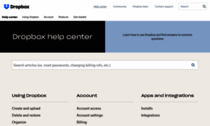 Help.dropbox.com thumbnail