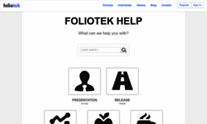Help.foliotek.com thumbnail