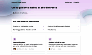 Help.geekbot.com thumbnail