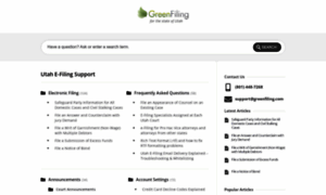 Help.greenfiling.com thumbnail