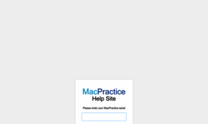 Help.macpractice.net thumbnail