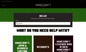 Help.minecraft.net thumbnail