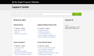 Help.mysinglepropertywebsites.com thumbnail