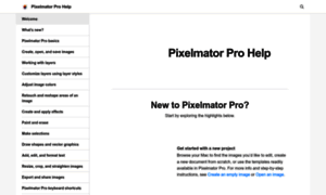 Help.pixelmator.com thumbnail