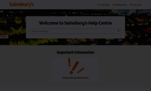 Help.sainsburys.co.uk thumbnail
