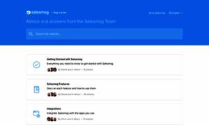 Help.salesmessage.com thumbnail