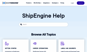 Help.shipengine.com thumbnail