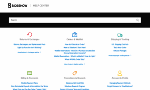 Help.sideshow.com thumbnail
