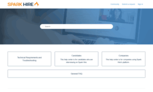 Help.sparkhire.com thumbnail