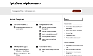 Help.spicegems.com thumbnail
