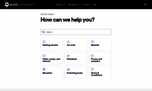 Help.spotifyforpodcasters.com thumbnail