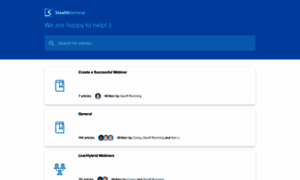 Help.stealthseminarapp.com thumbnail