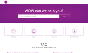 Help.wowair.com thumbnail