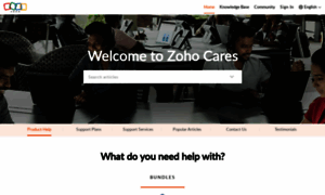 Help.zoho.com thumbnail